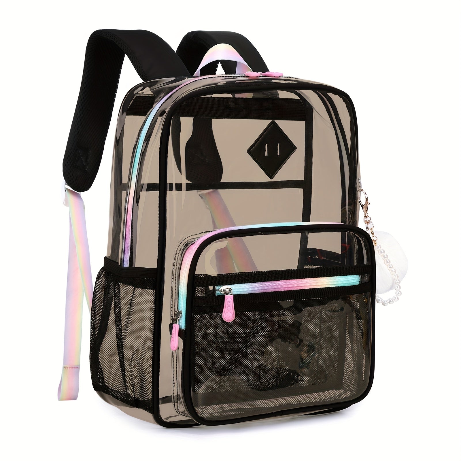 Backpacks Fashion Leisure Backpacks Go Out Transparent Student Backpacks TPU Multi-function Large Capacity Women'S Schoolbags - iBrightCS