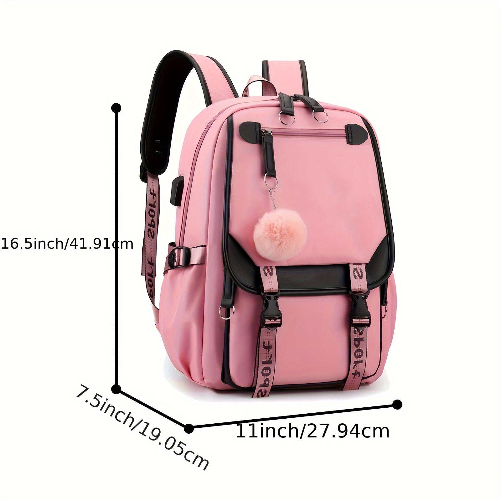 Sanrio Licensed for hello kitty Anime Backpack - High-Density Nylon, 15.6" Laptop Compartment | Official School Bag & Travel Backpack For Cosplay/Halloween