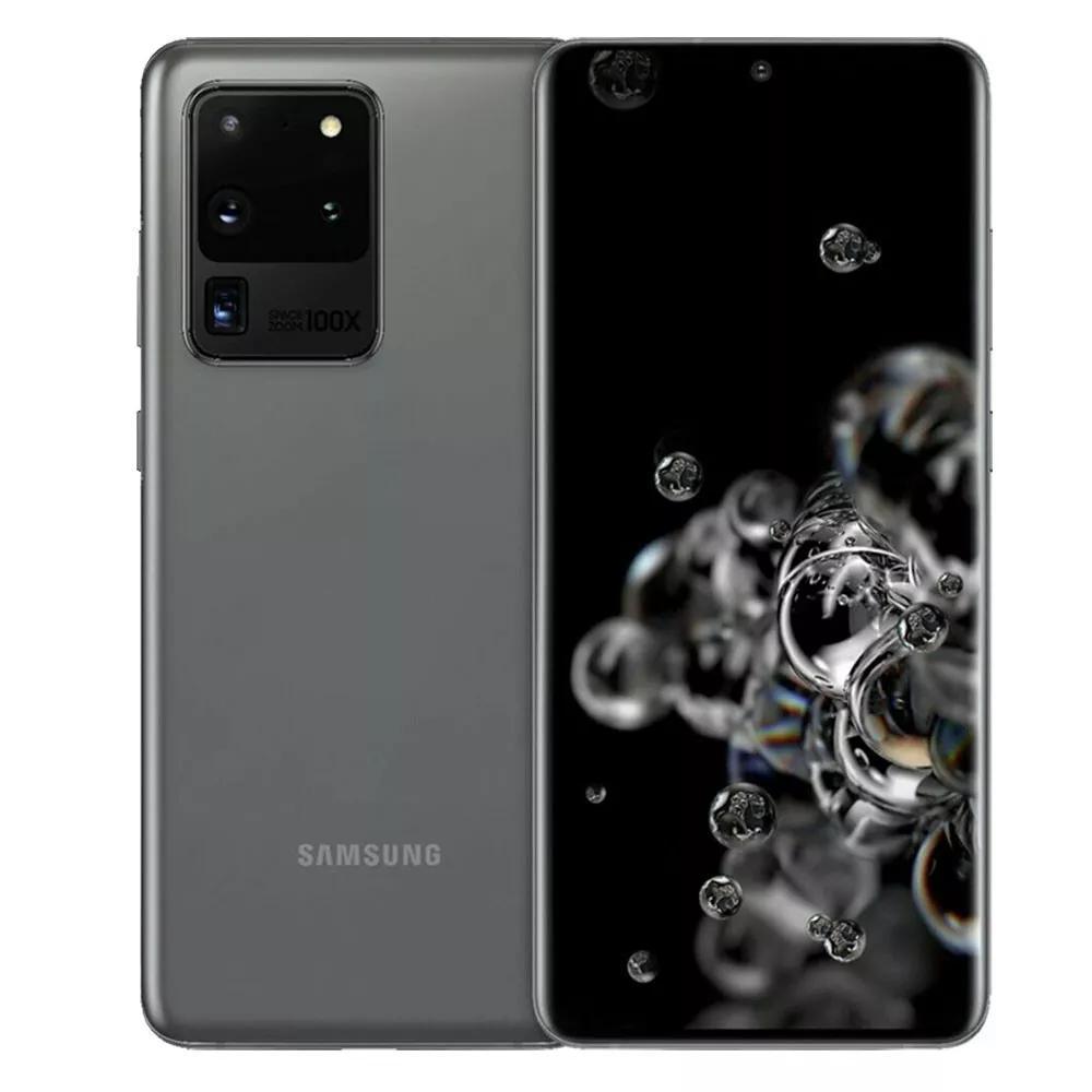 NEW SEALED Samsung Galaxy S20 Ultra 5G SM-G988U1 | Factory Unlocked | 128GB Storage | Cosmic Gray | 6.9" AMOLED Display | 108MP Quad Camera | Snapdragon 865 | Fast Charging | Android 13 | Works with AT&T, T-Mobile, Verizon, M - iBrightCS