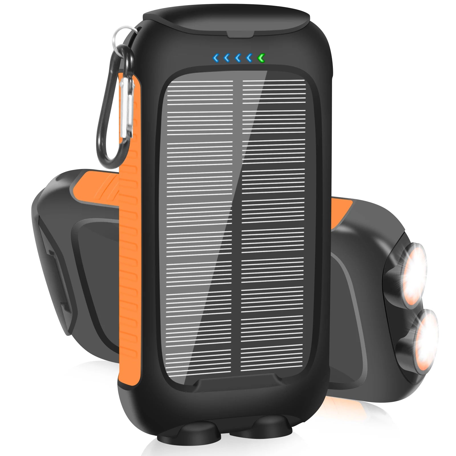 Waterproof Outdoor Solar Power Bank 10000mAh Dual USB Travel Outdoor Solar Mobile Phone Charger Solar Powerbanks For Camping - iBrightCS