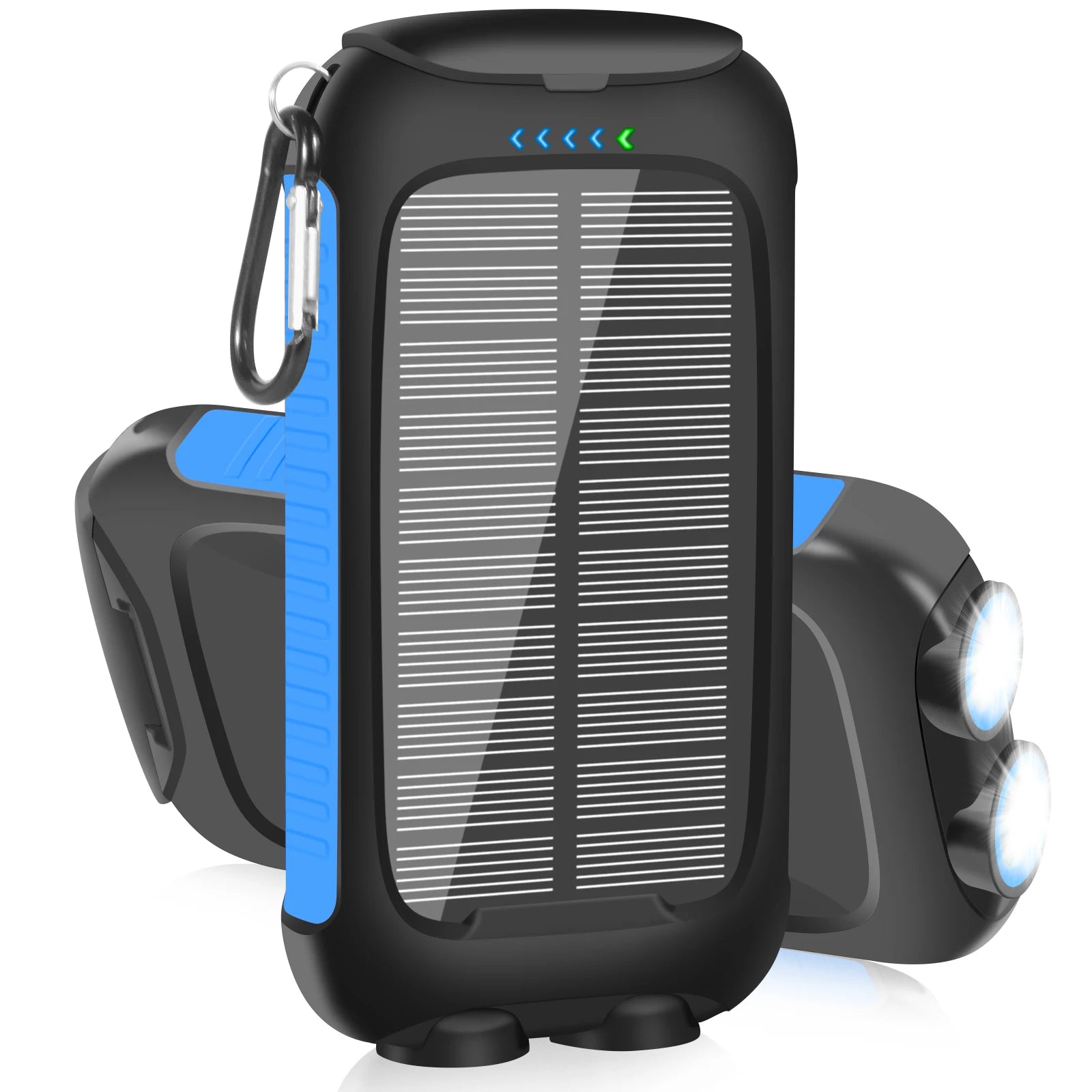 Waterproof Outdoor Solar Power Bank 10000mAh Dual USB Travel Outdoor Solar Mobile Phone Charger Solar Powerbanks For Camping - iBrightCS