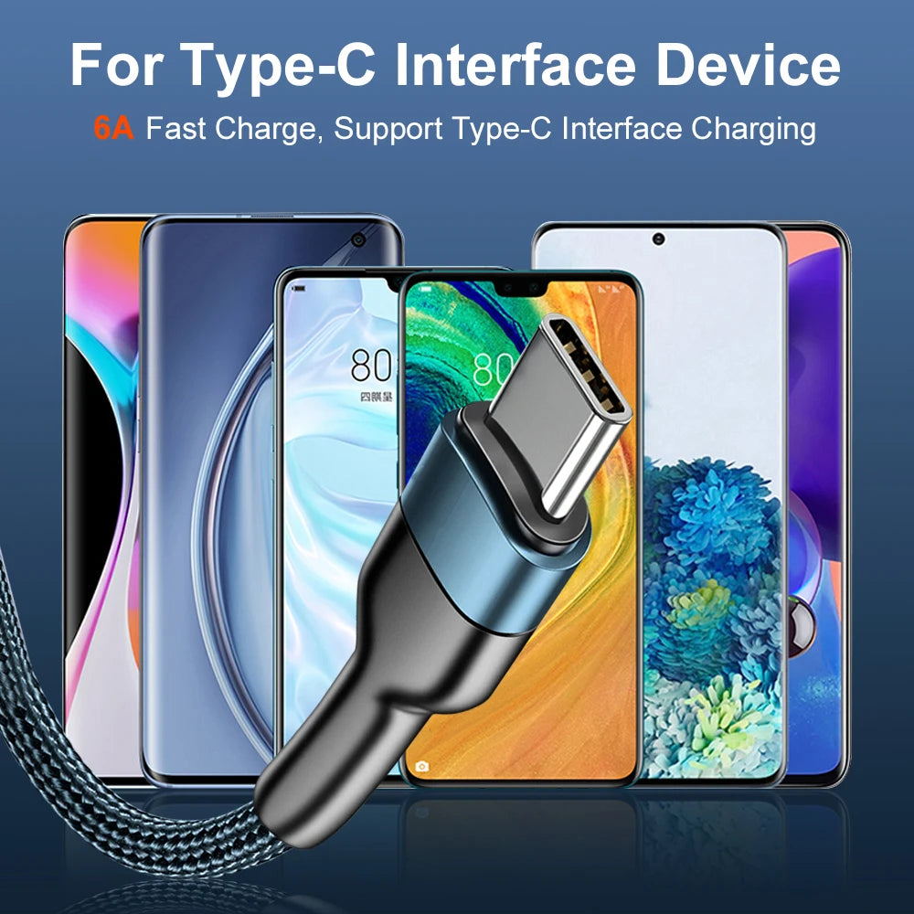 USB Type-C cable, Fast Charging Data Cord Charger cable, C For iPhone 15 Samsung S21 A51 xiaomi mi 10 Redmi Huawei  Cable