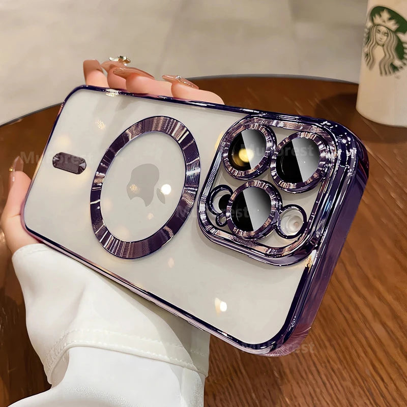 Luxury Magsafe Case - iPhone 16 15 14 13 12 11 Pro Max