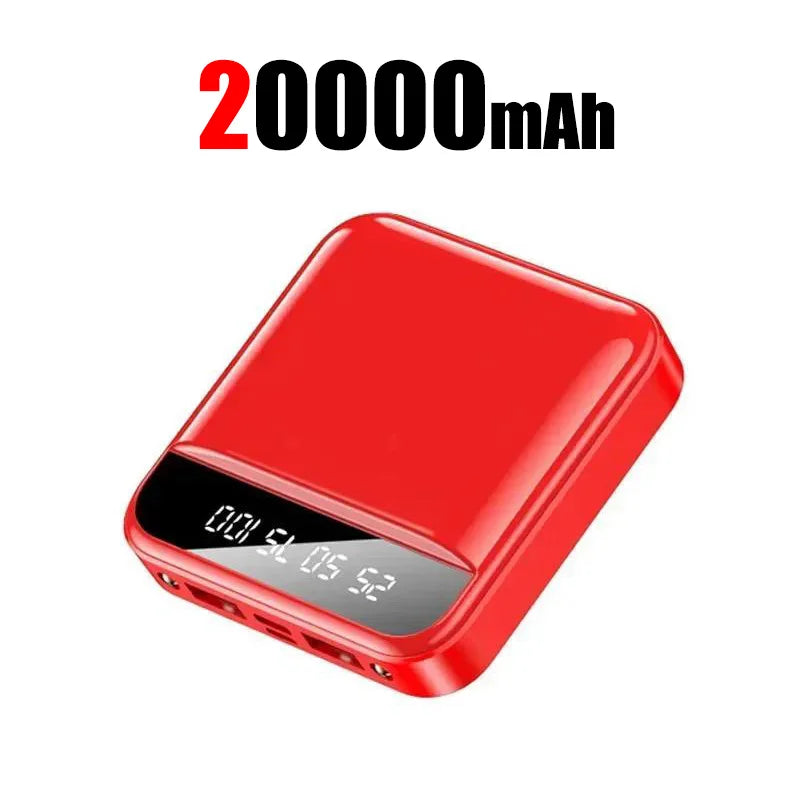 20000mah Power Bank Super Fast Charge Large Capacity Digital Display Mini Portable External Battery For Iphone Samsung Xiaomi - iBrightCS