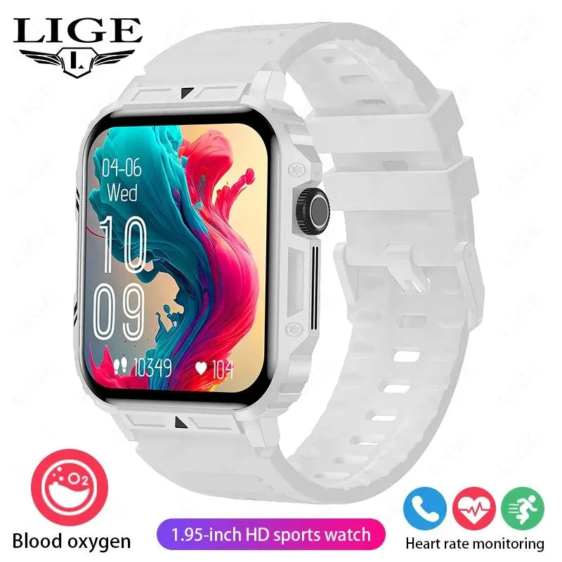 Smartwatch 1.95 Inch Screen Health Monitoring Watches IP68 Waterproof Sport Fitness Smart Watch For Men Women Reloj Hombre