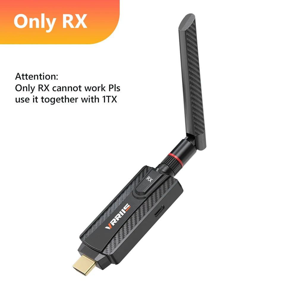 200M Wireless Hdmi Video Transmitter and Receiver 5G Mini Extender TV Stick for Conference, Office, Projector and Home Camera