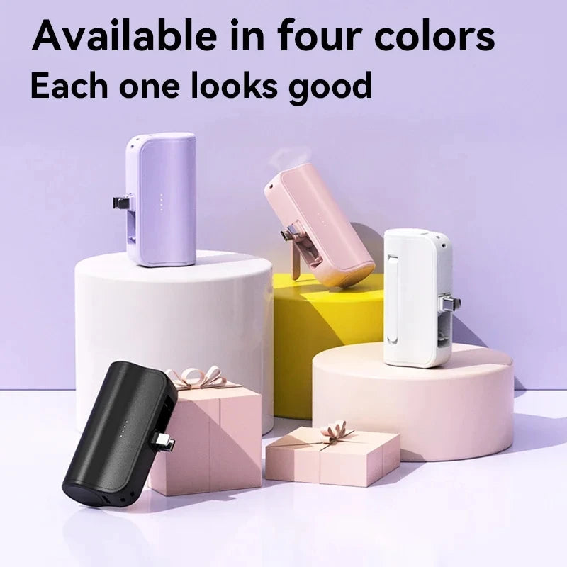 Mini Power Bank 50000mAh 2-in-1 Large Capacity Digital Display Portable Fast Charging External Battery for Iphone Samsung Xiaomi - iBrightCS