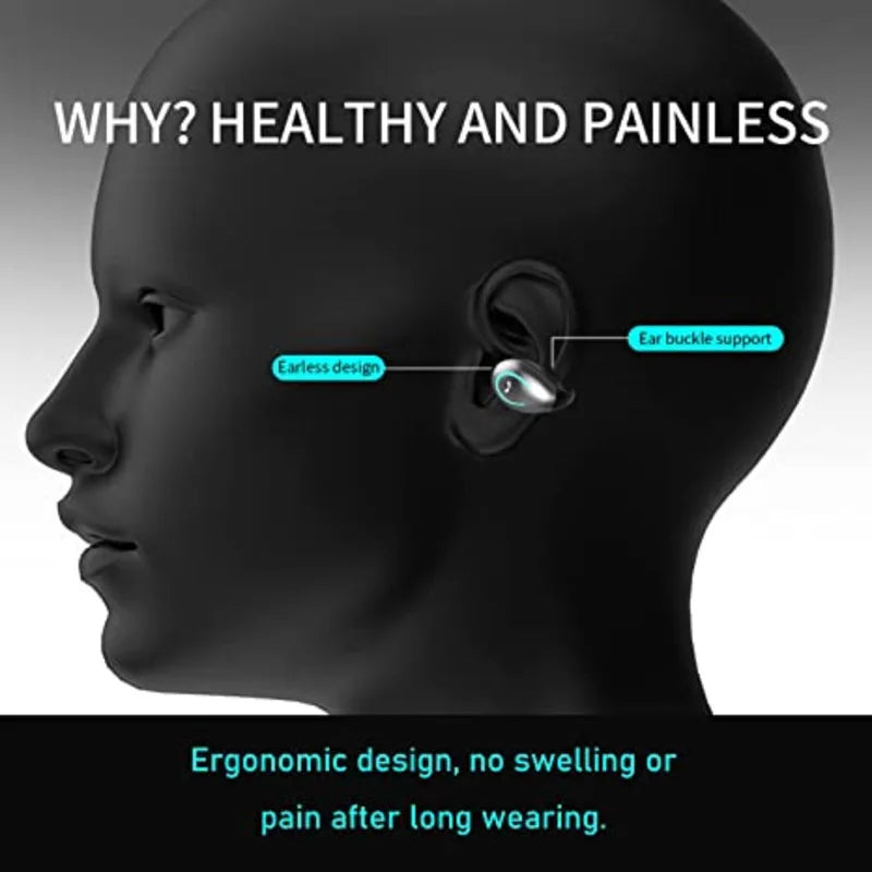 Xiaomi Single Earclip Fone Bluetooth Earphones Wireless Headphone Sports Headset Gamer No Ear Pain TWS Earbuds Blutooth Earphone