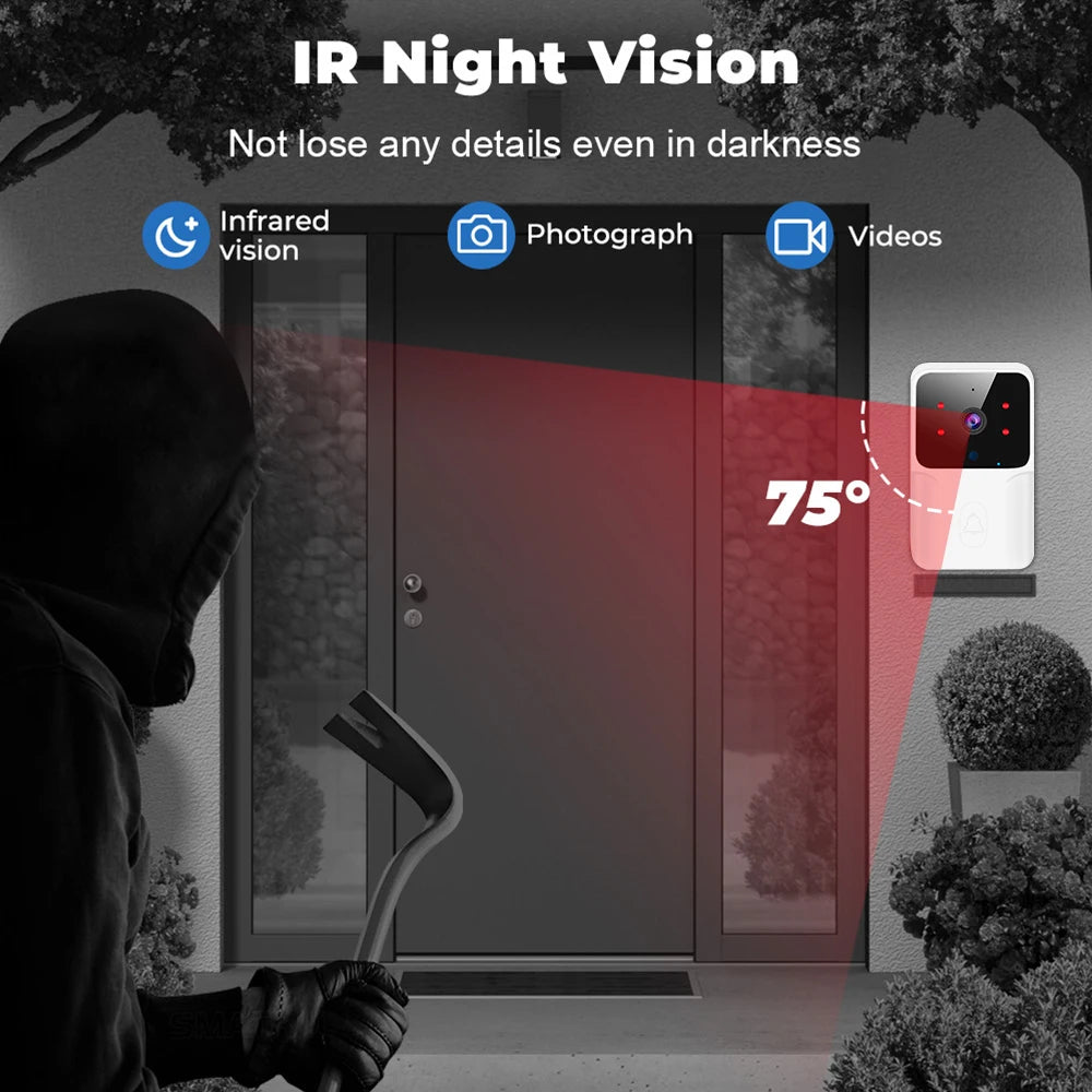 Smart Video Doorbell WiFi HD Security Camera