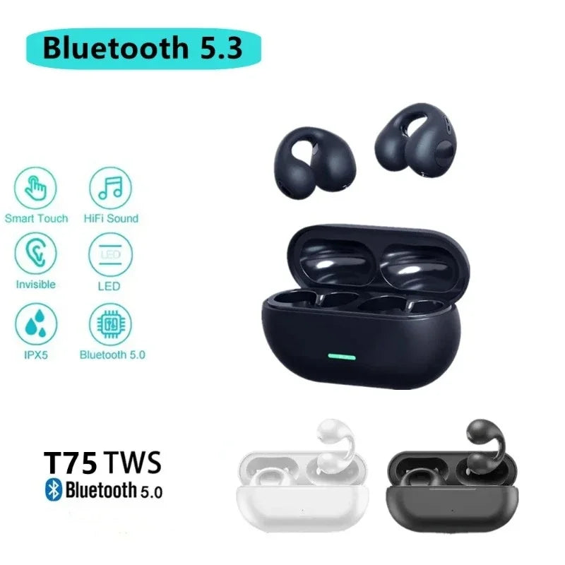 Ear-Clip Bluetooth Headphones