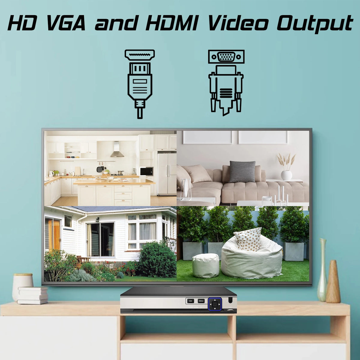 Gadinan 4K POE 10CH NVR Kit 8MP Security Vandalproof Dome Camera System CCTV Outdoor IP Home Video Kit Surveillance Camera Set
