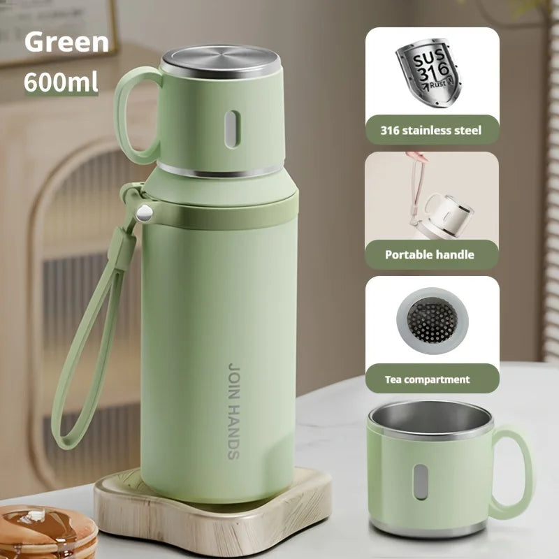 Thermal Water Bottle, Thermos Bottle, Keeps Cold and Hot Water