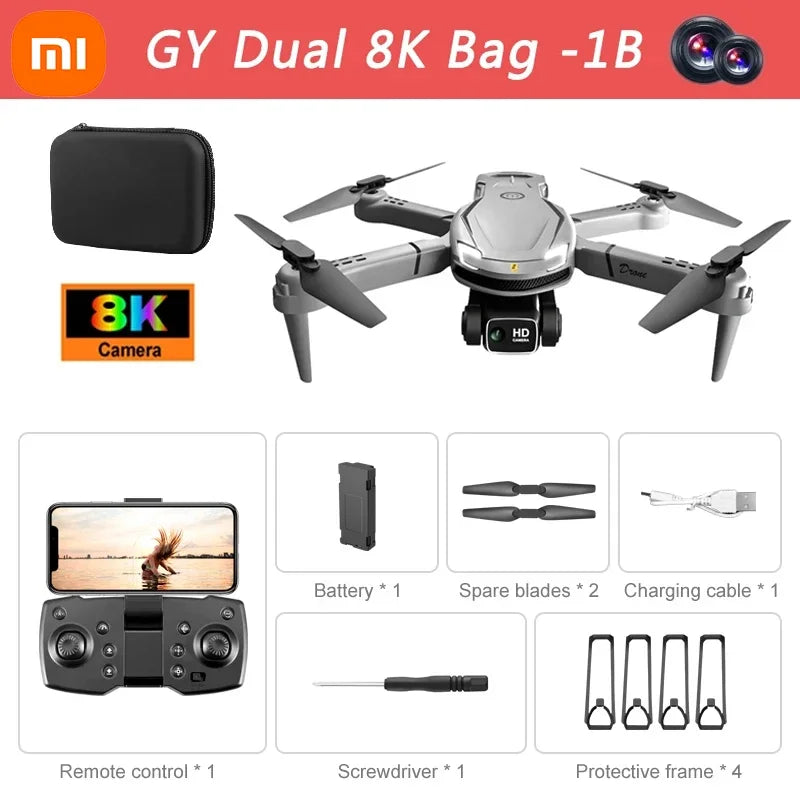 XIAOMI MIJIA V88 Drone 8k 5G Professional HD Dual Camera Aerial Photography 15000m Remote Control Aircraft Quadcopter Toy New - iBrightCS