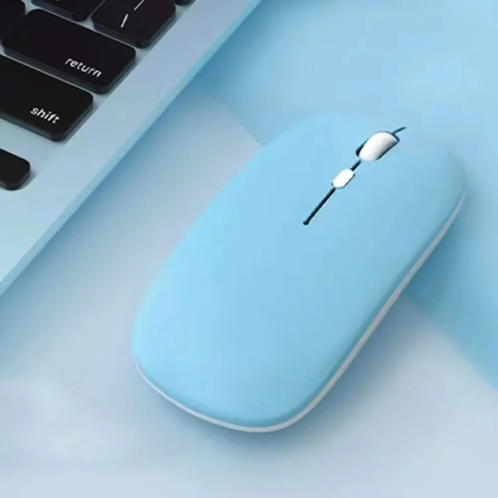 Silent Bluetooth Mouse Marcaron Computer Laptop Optical Mouse Wireless for iPad Samsung Tablet Universal Mice Noiseless - iBrightCS