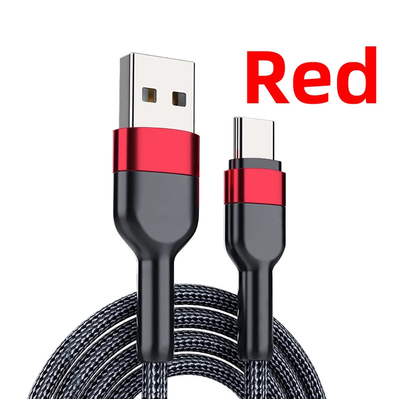 USB Type-C cable, Fast Charging Data Cord Charger cable, C For iPhone 15 Samsung S21 A51 xiaomi mi 10 Redmi Huawei  Cable