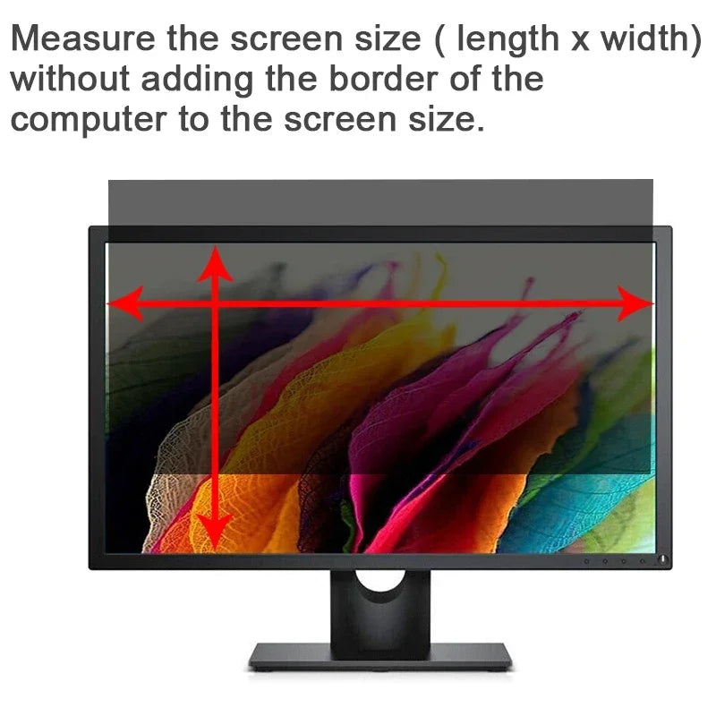 Anti-peeping Screen Protector For Laptop Computer 12.5 16 17.3 inches Anti-spy/Glare Matte Film Privacy Filter