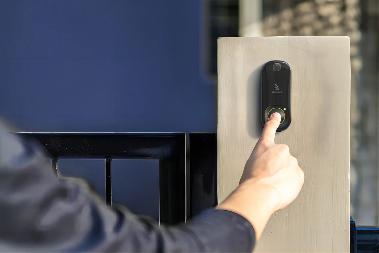 Kangaroo Smart photo Doorbell (Includes Indoor Chime ),  Capture Crystal-Clear Photos of Visitors and Packages with