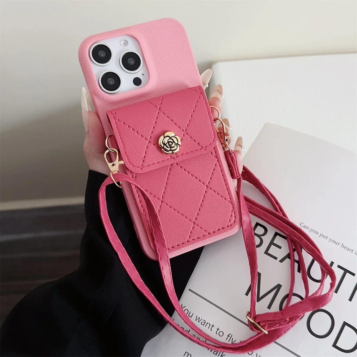 Luxury Wallet Phone Case - iPhone 16 15 14 13 12 Pro Max