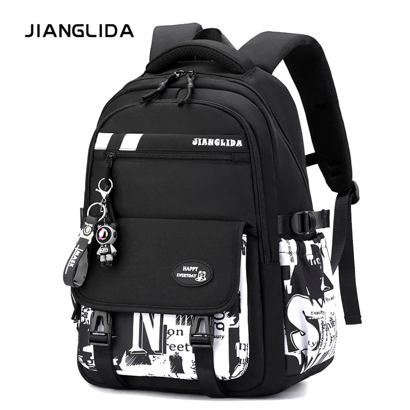NEW Children Orthopedics School Bags Kids Backpack In Primary Schoolbag For Teenager Boys Waterproof Backpacks Book Bag mochila