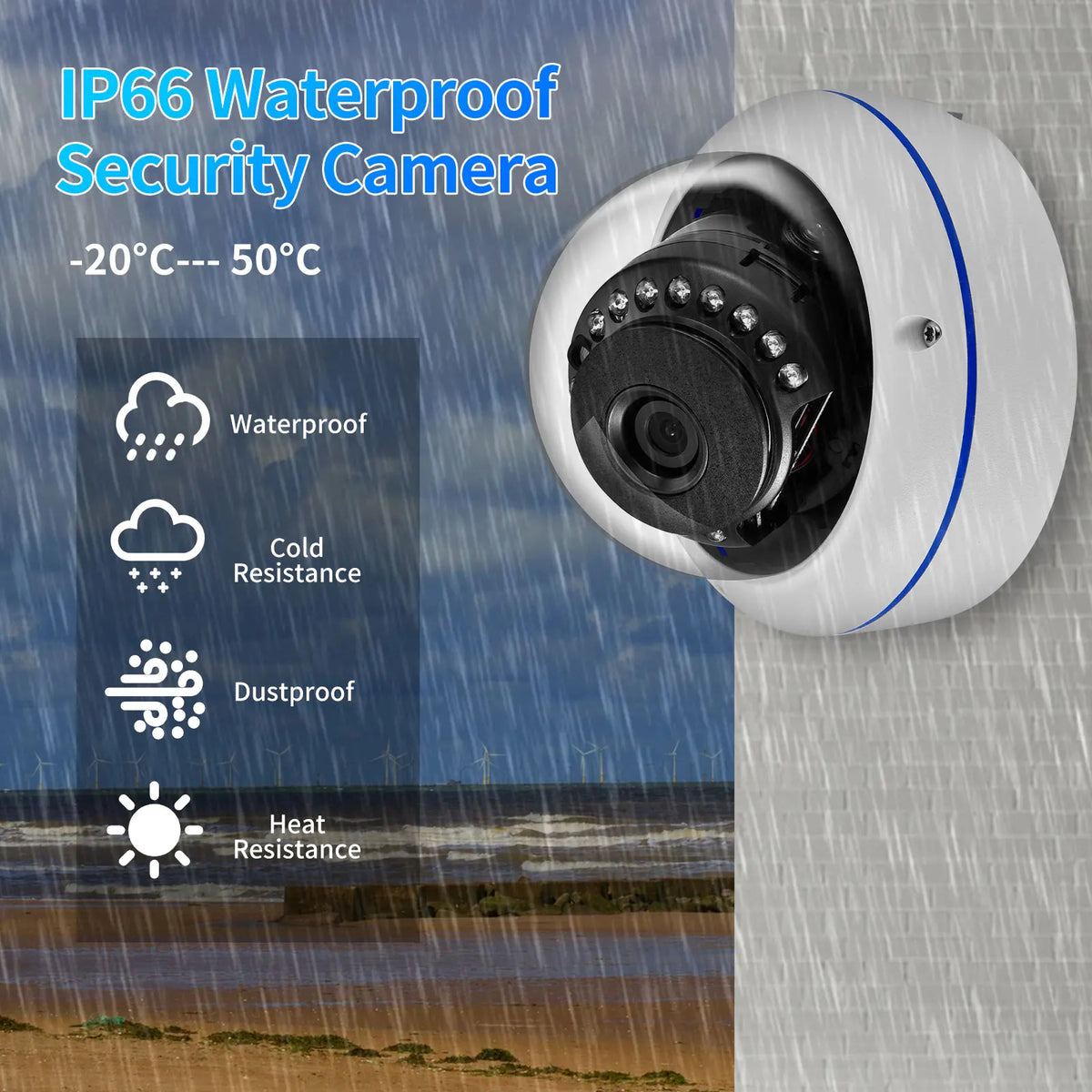 Gadinan 4K POE 10CH NVR Kit 8MP Security Vandalproof Dome Camera System CCTV Outdoor IP Home Video Kit Surveillance Camera Set