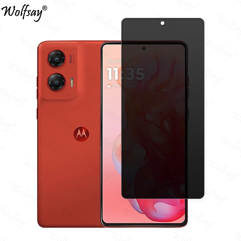 Anti-Spy Glass Screen Protector Moto G Stylus 5G 2024 Glass