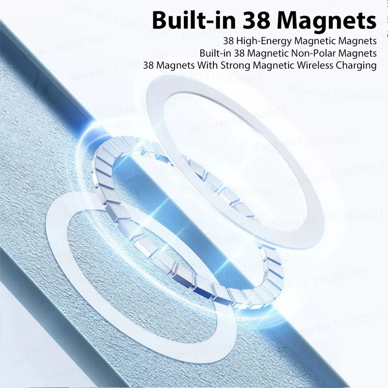 Liquid Silicone Magnetic Cases - iPhone 15 14 11 13 12 Pro Max Plus