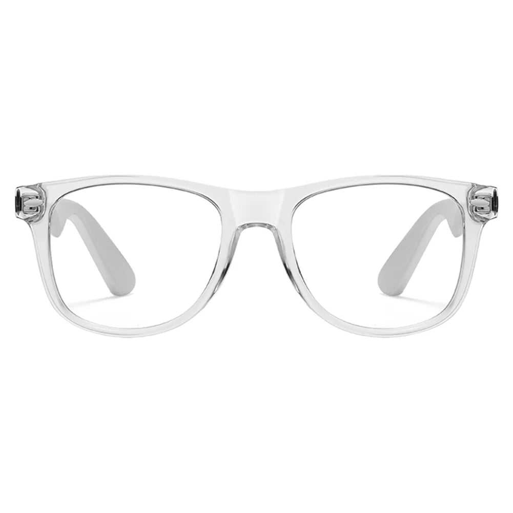 AI Bluetooth Smart Glasses with Camera & Voice Assistant Noise Canceling Translate Eyeglasses Pocket Smart Glasses for Men/Women