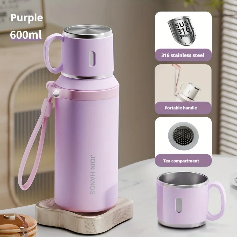 Thermal Water Bottle, Thermos Bottle, Keeps Cold and Hot Water