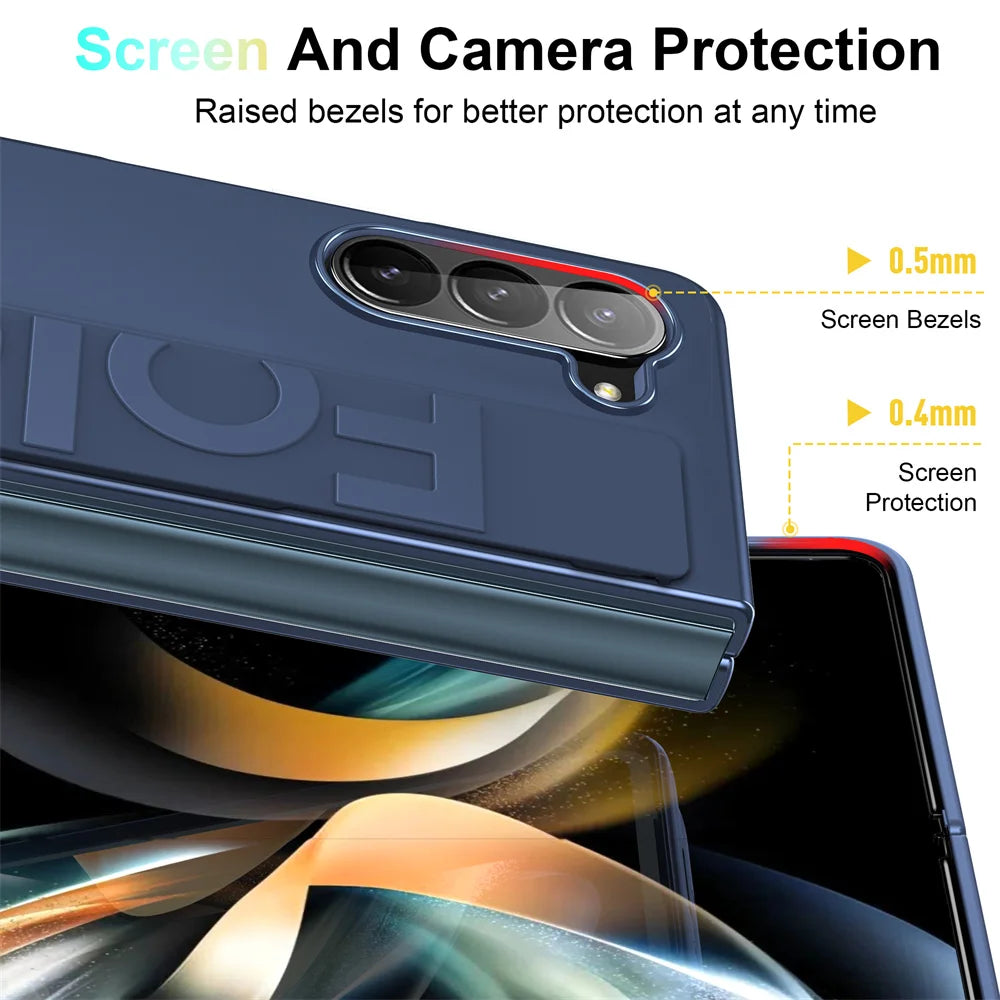 Ultra Thin Hard PC Stand Holder Cover Cases - Samsung Galaxy Z Fold 3 4 5 6 5G