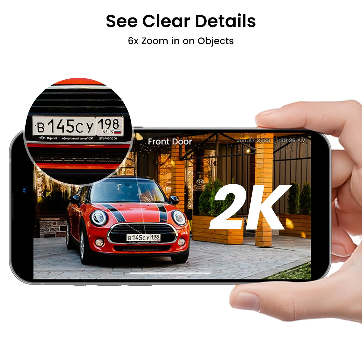 Renewed AOSU Wireless 4 Cams Kit Solar Camera System 5000mAh Battery 360° View PTZ Cameras with Solar Panel Wifi Camera Set