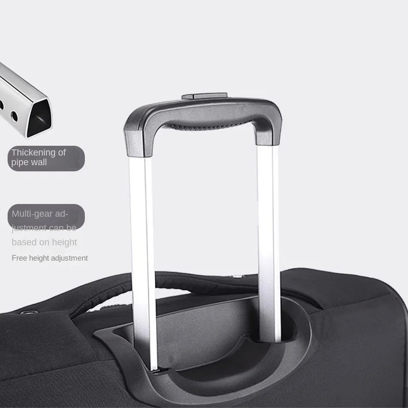 Oxford Cloth Luggage 20 Inch Compact Luggage Carrier Business Trolley Lightweight Suitcases Durable Compact Travel Suitcase
