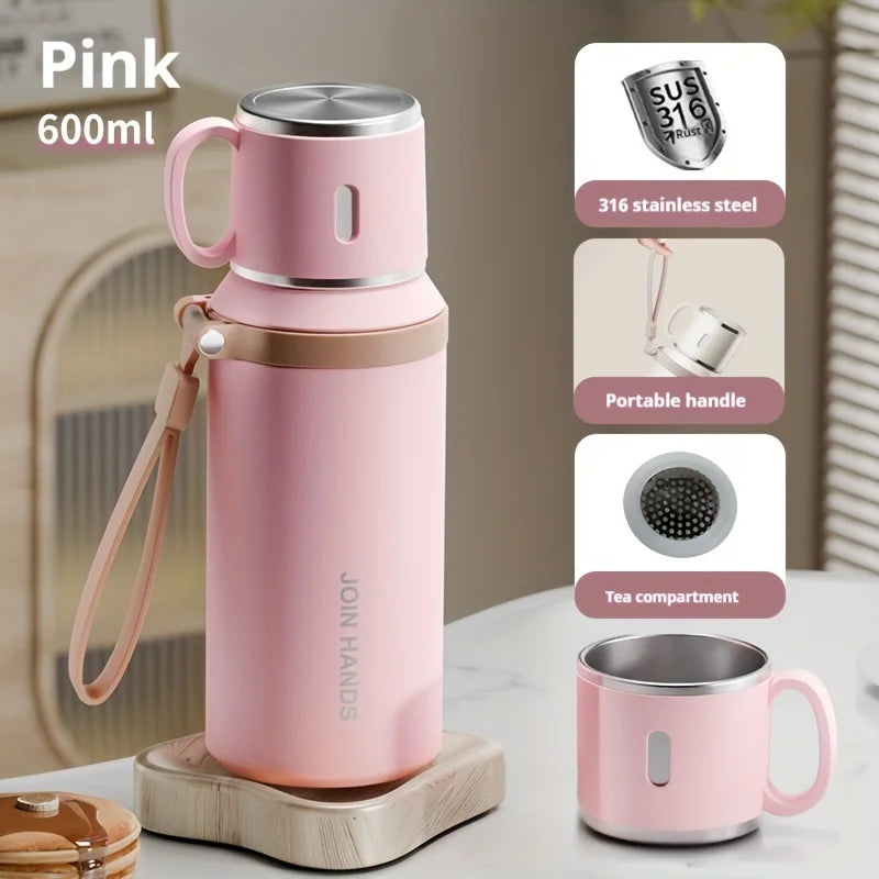 Thermal Water Bottle, Thermos Bottle, Keeps Cold and Hot Water