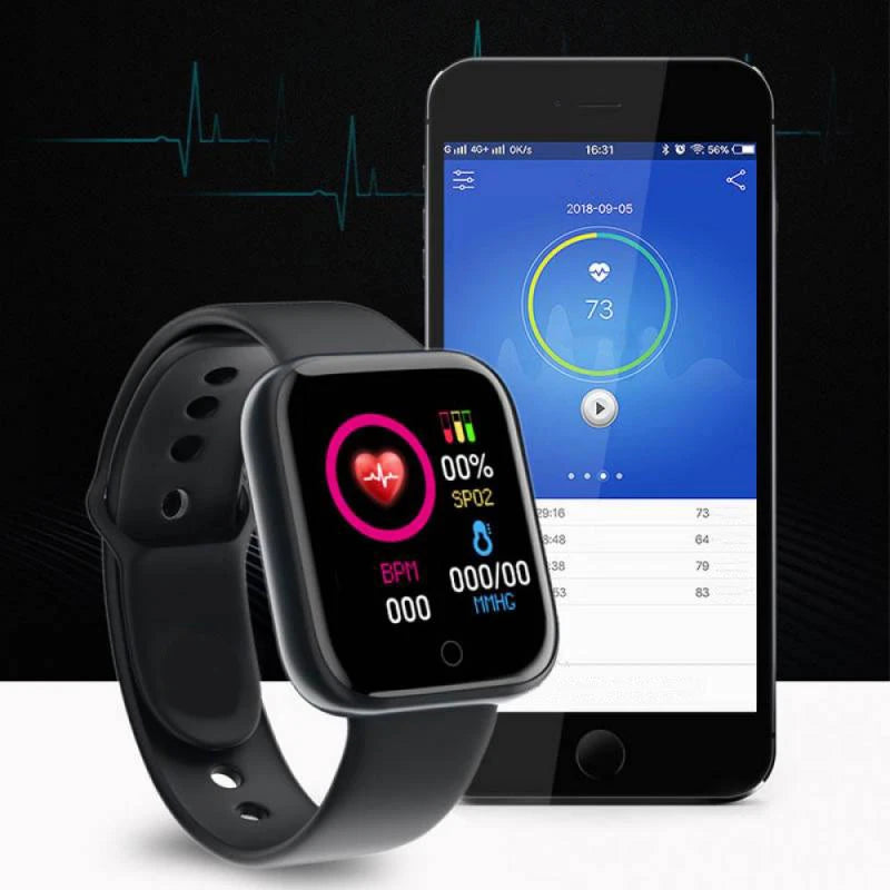 Smart Watch For Women Men Wristwatch Bluetooth Connected Phone Player Music Fitness Sport Bracelet Sleep Monitor Digital Watches - iBrightCS