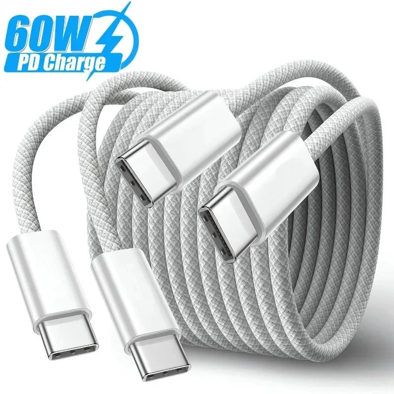240W USB C to USB C Cable, USB C to Type C Fast Charging Cable for MacBook Pro, iPhone15/15Pro/15Plus/15ProMax, iPad Pro 2020