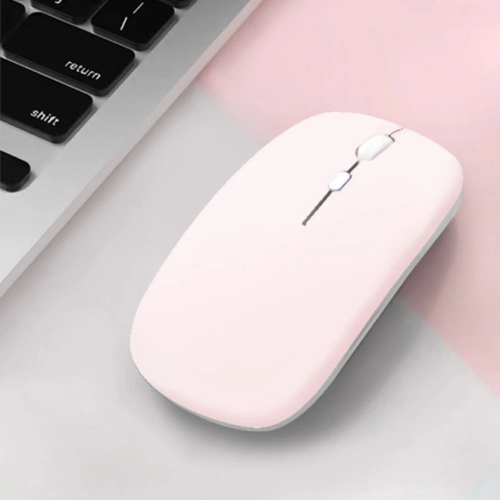 Silent Bluetooth Mouse Marcaron Computer Laptop Optical Mouse Wireless for iPad Samsung Tablet Universal Mice Noiseless - iBrightCS