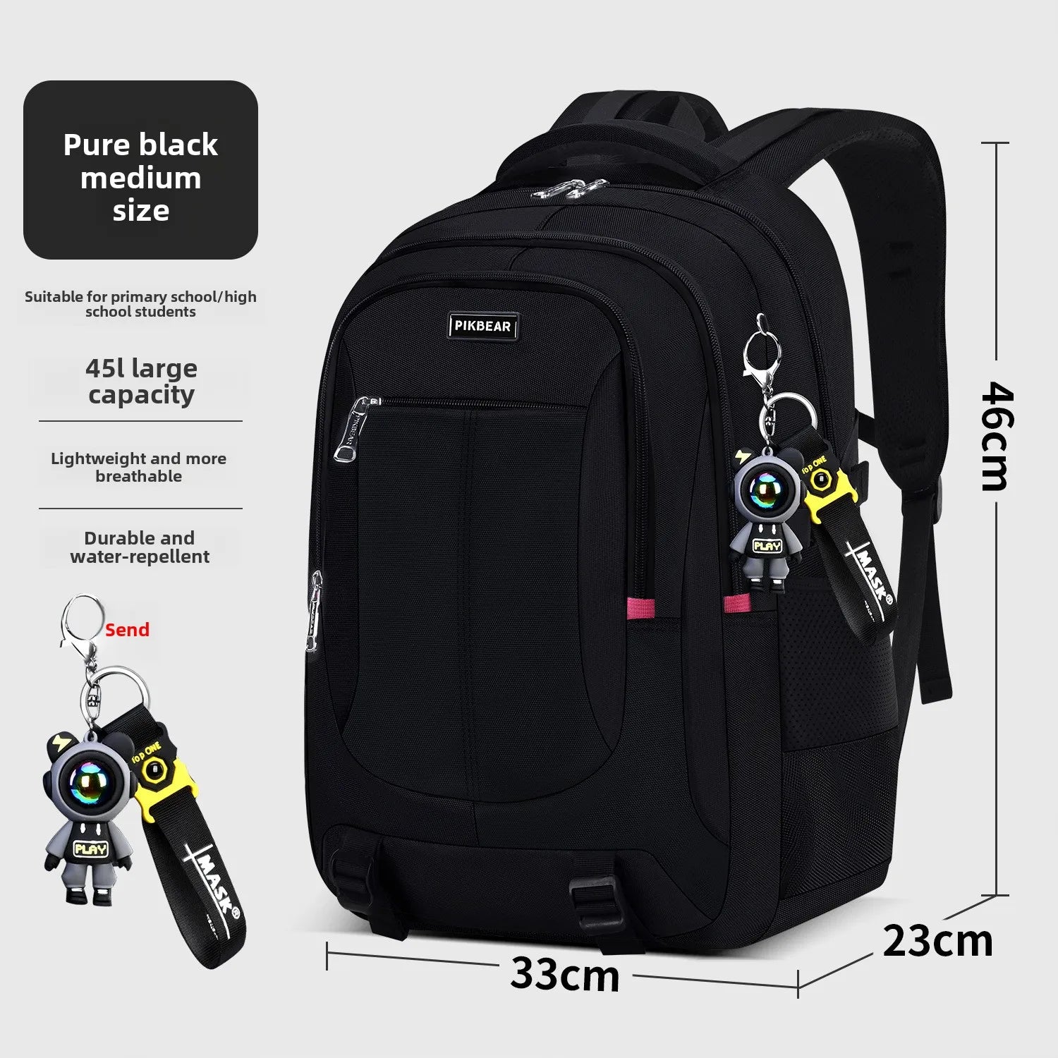 Astronaut pendant Orthopedic Men Laptops Backpack Teenages Camouflage Schoolbag Primary Waterproof Backpacks student School Bags - iBrightCS