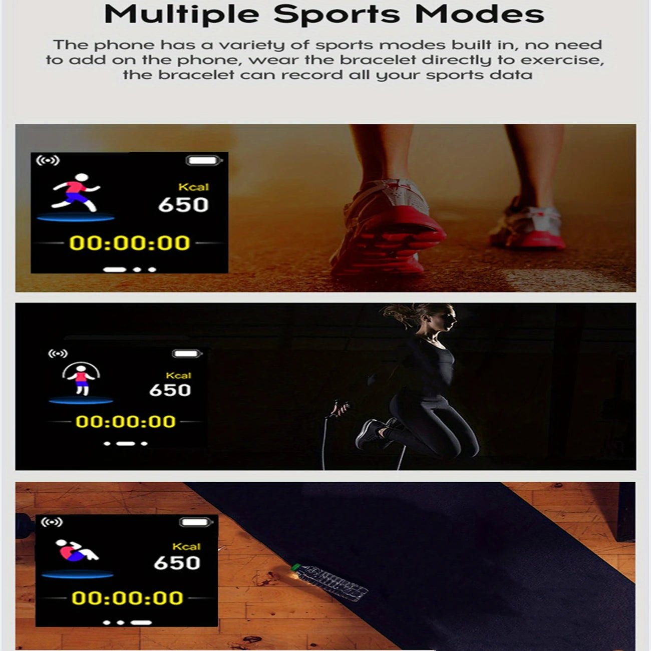 Smart Watch For Women Men Wristwatch Bluetooth Connected Phone Player Music Fitness Sport Bracelet Sleep Monitor Digital Watches - iBrightCS