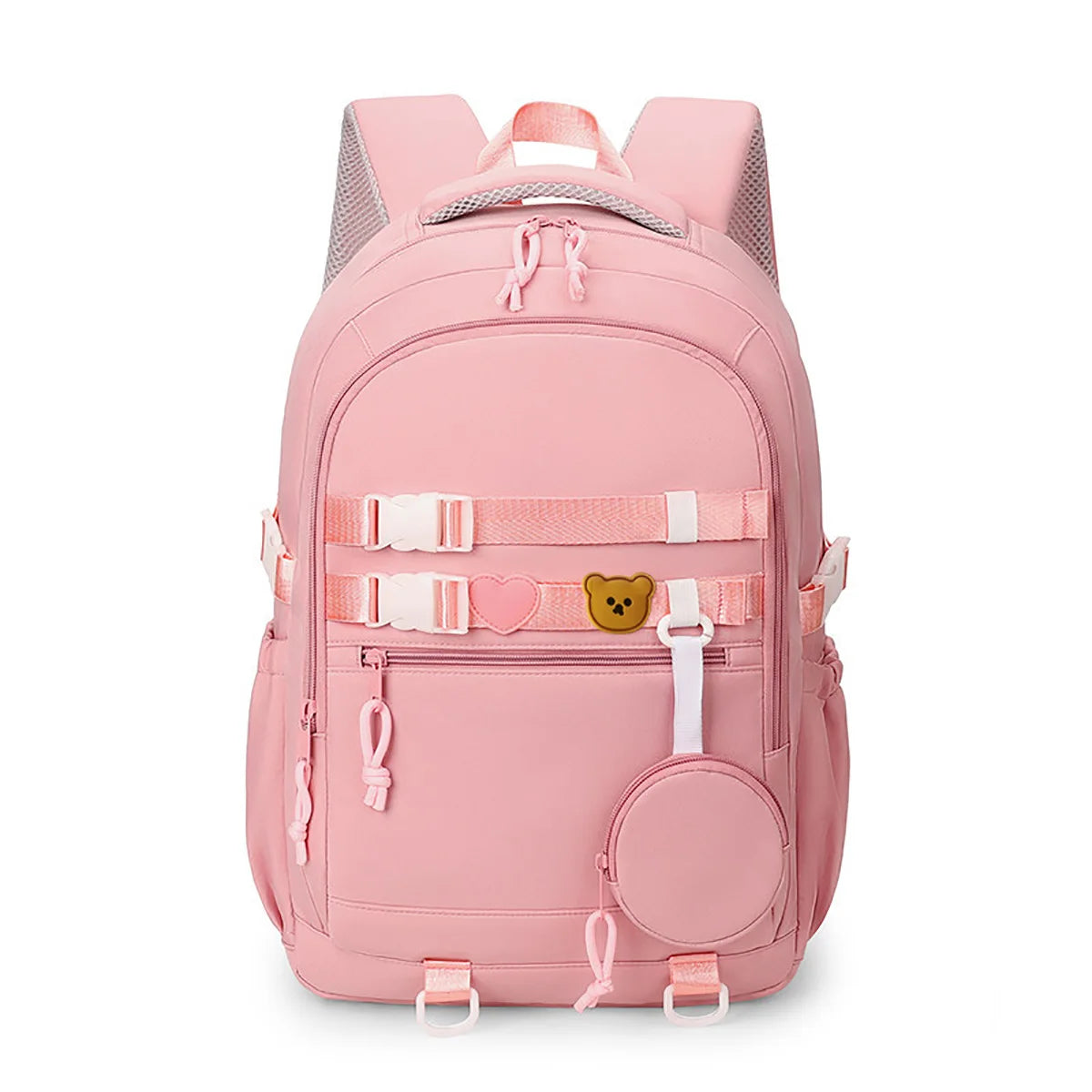 College Style Women Men Backpack Teen Boys Girls Large Capacity Laptop Bookbags Fashion Zipper School Bag