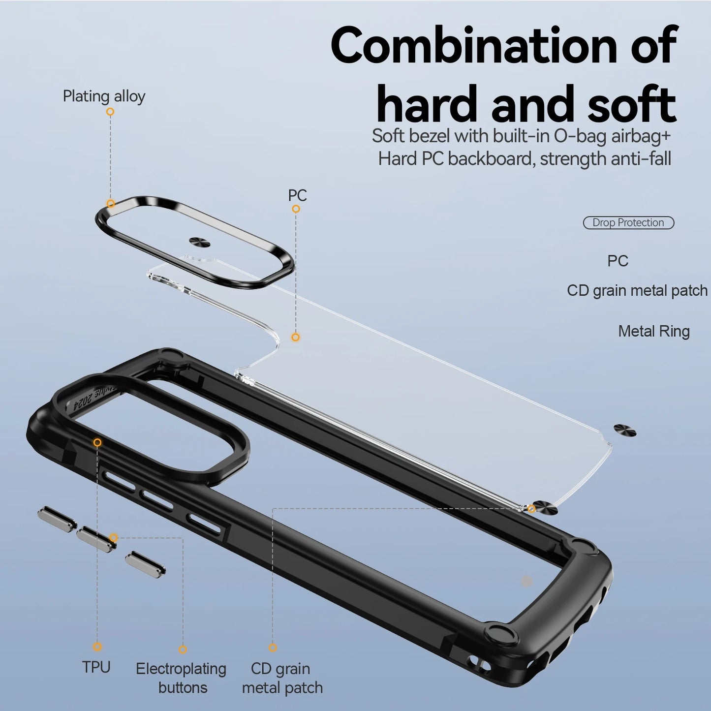 Protective Case Shockproof Cover - Moto G stylus 5G 2024