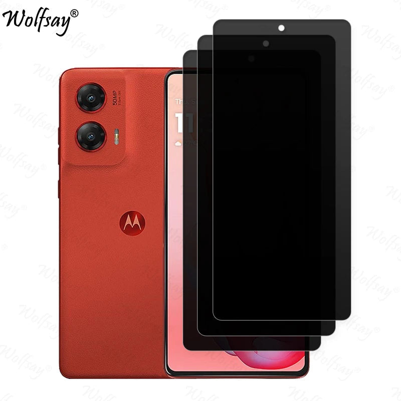 Anti-Spy Glass Screen Protector Moto G Stylus 5G 2024 Glass