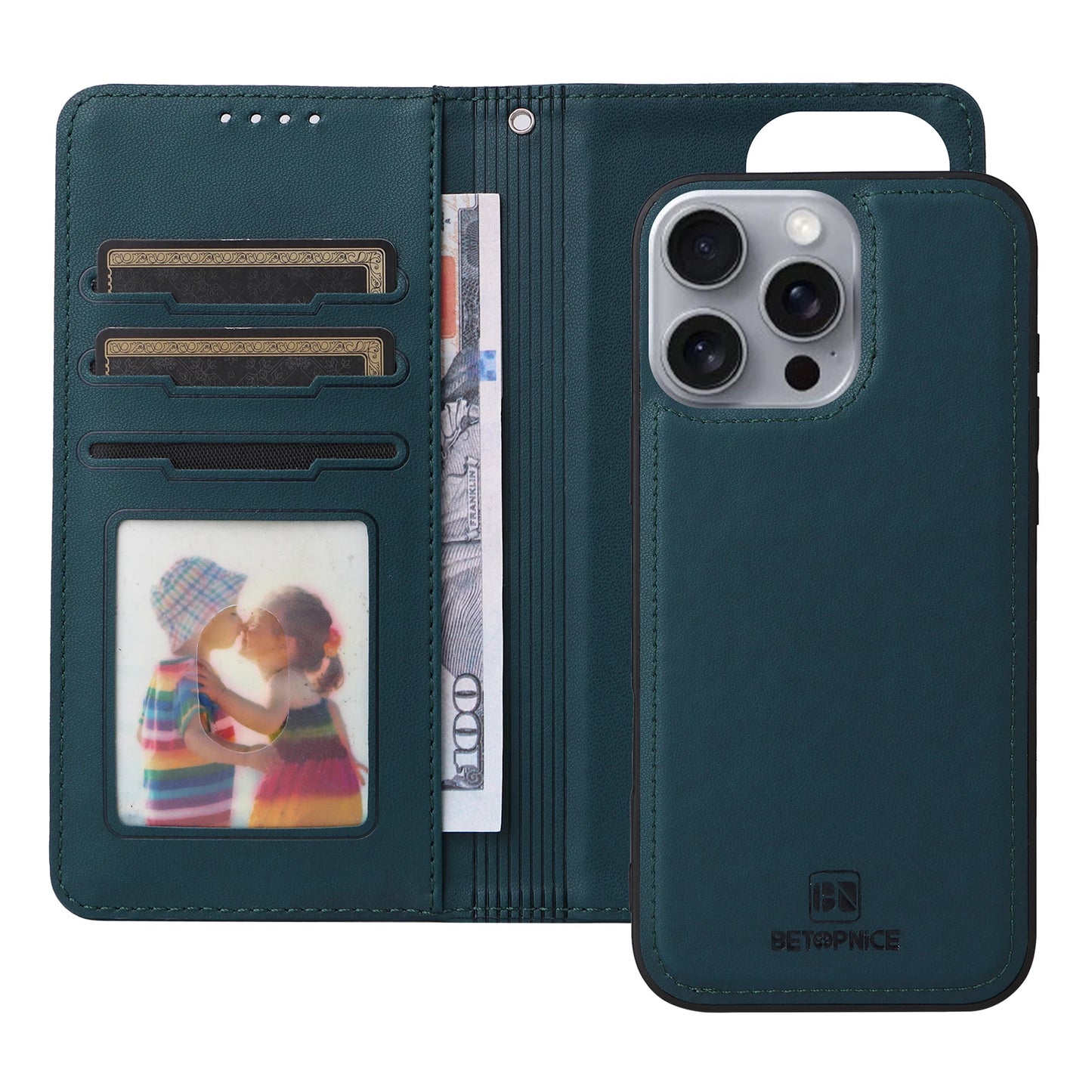 Flip Leather Case - iPhone 16 Pro Max 16 Plus