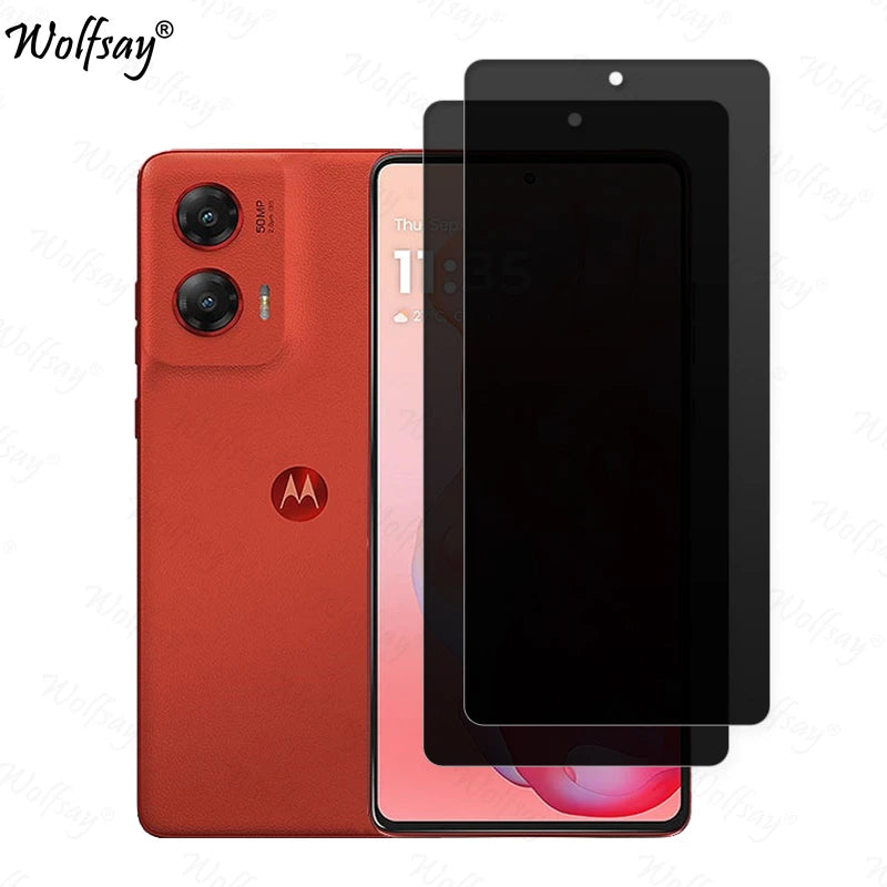 Anti-Spy Glass Screen Protector Moto G Stylus 5G 2024 Glass
