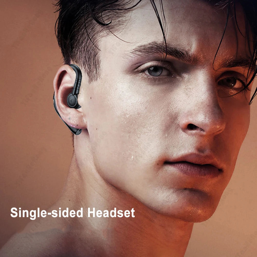 M99 Wireless Bluetooth-compatible Headset Noise Cancelling Hanging Ear Type Business Wireless Sport Music Earphone For Xiaomi - iBrightCS