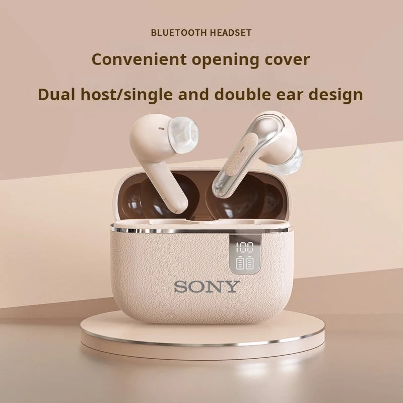 Original Sony NE109 Bluetooth Earphones TWS HIFI Mic Headset Wireless Earbuds Sports Headphones Display Gaming Earphones Cable