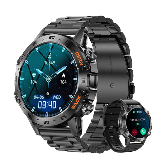 MEVADEN Steel 1.39 Bluetooth Call Smart Watch Men Sports Fitness Tracker Watches IP67 Waterproof Smartwatch for Android IOS MD52