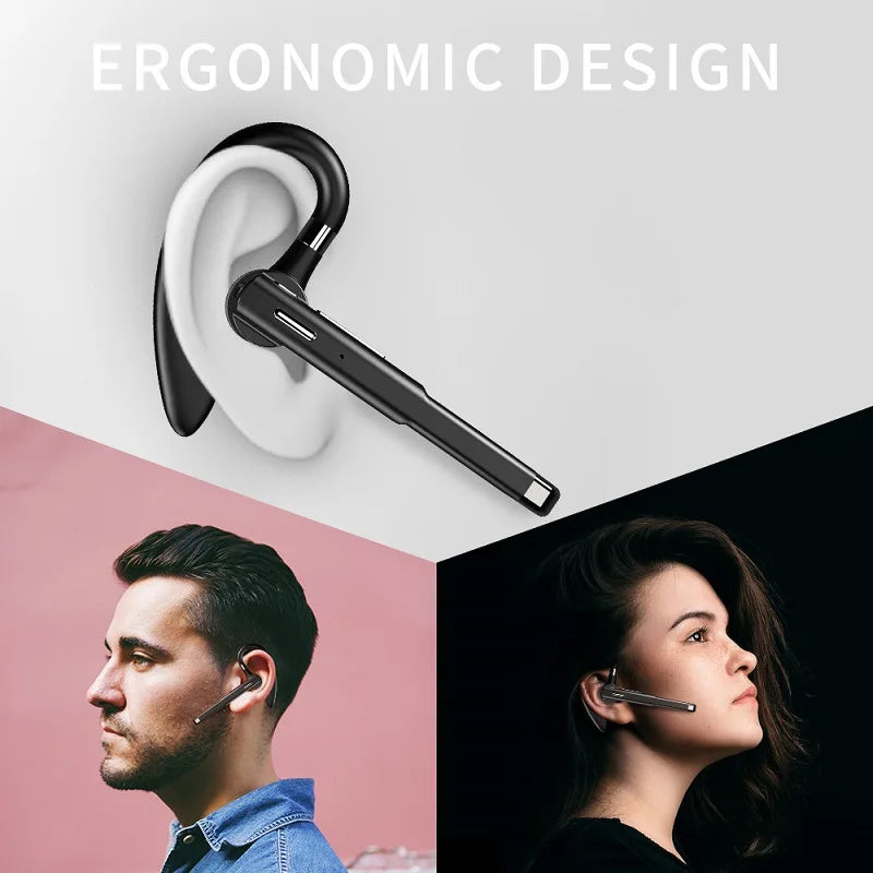 Wireless Headphones Micro Bluetooth Bussiness Headset Fone De Ouvido Audifonos Con Microfono Auriculares Inalambicos Earphones - iBrightCS
