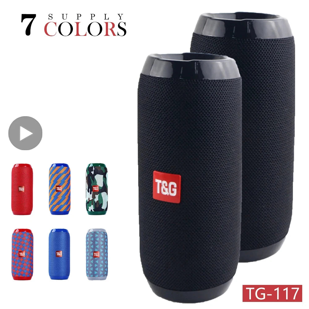 Portable Wireless Bluetooth Speaker Blutooth Music Sound Box For Caixa De Som Blootooth Subwoofer Radio FM Handfree Bass System - iBrightCS