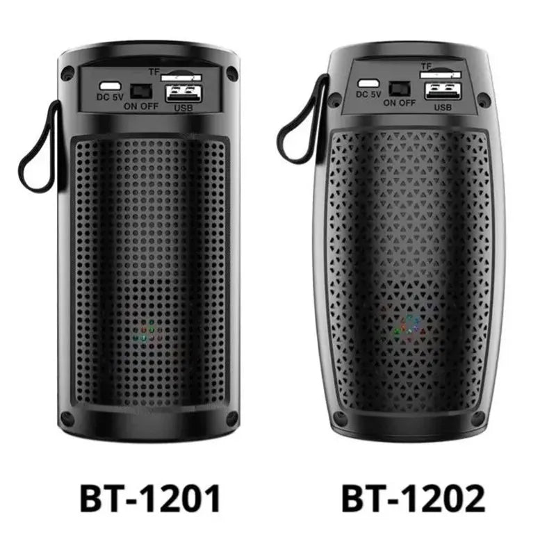 Portable Bluetooth Speaker with Colorful 360 LED Light Show