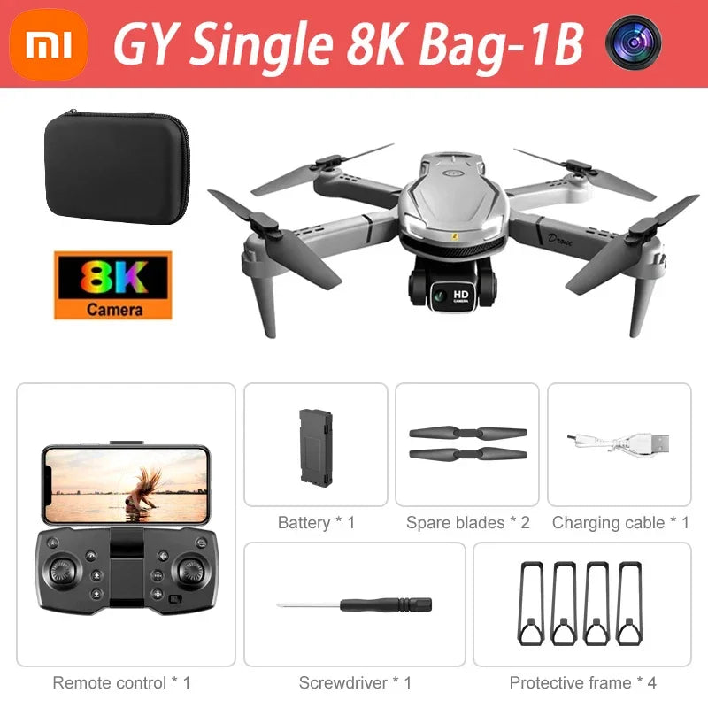 XIAOMI MIJIA V88 Drone 8k 5G Professional HD Dual Camera Aerial Photography 15000m Remote Control Aircraft Quadcopter Toy New - iBrightCS