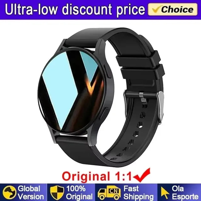For Samsung Galaxy Smartwatch Women AMOLED Health Monitoring Watch Waterproof Voice Assistant Bluetooth Call Smart Watch 2024 Men